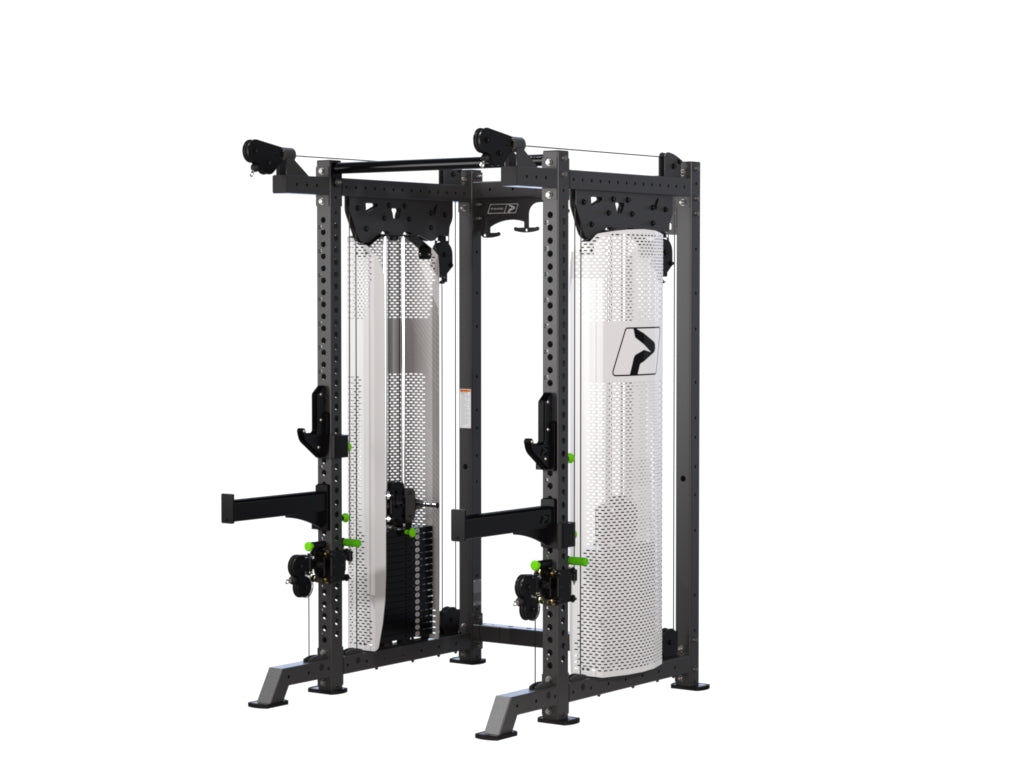 HLP Selectorized Single Stack. . *350lb weight stacks with built
