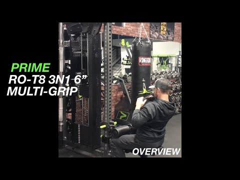 Prime Fitness USA Mag Bar Pro - 8pcs/set Lat Pull Down Grips Handle Back  Blaster Strength Training Home Gym - FULL SET